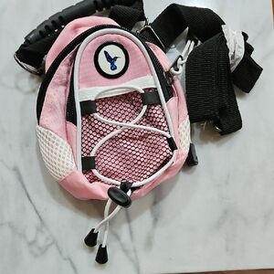 Nwot Pink DAY pack Hiking Crossbody Or Carbiner Snap On